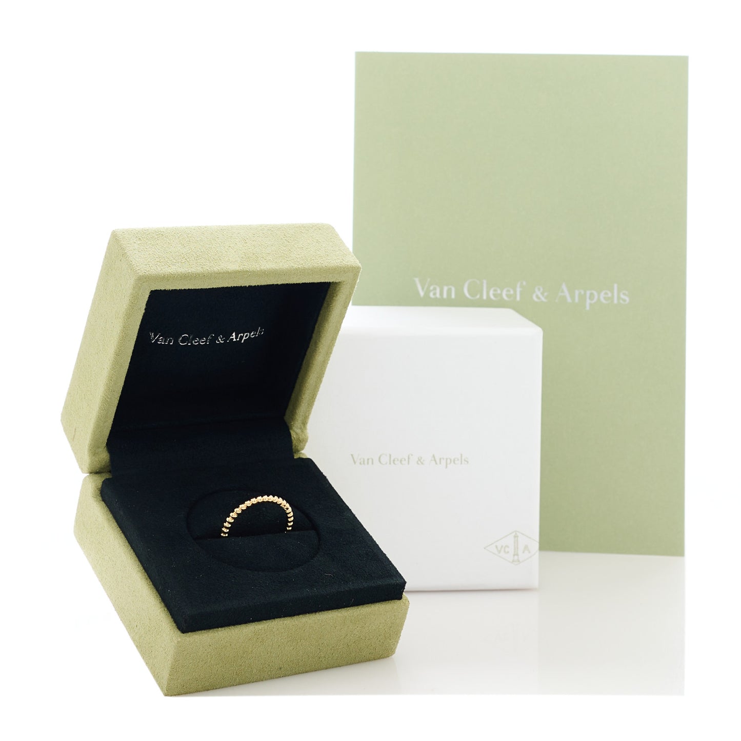 18K Yellow Gold Small Perlee Ring 53 6.25