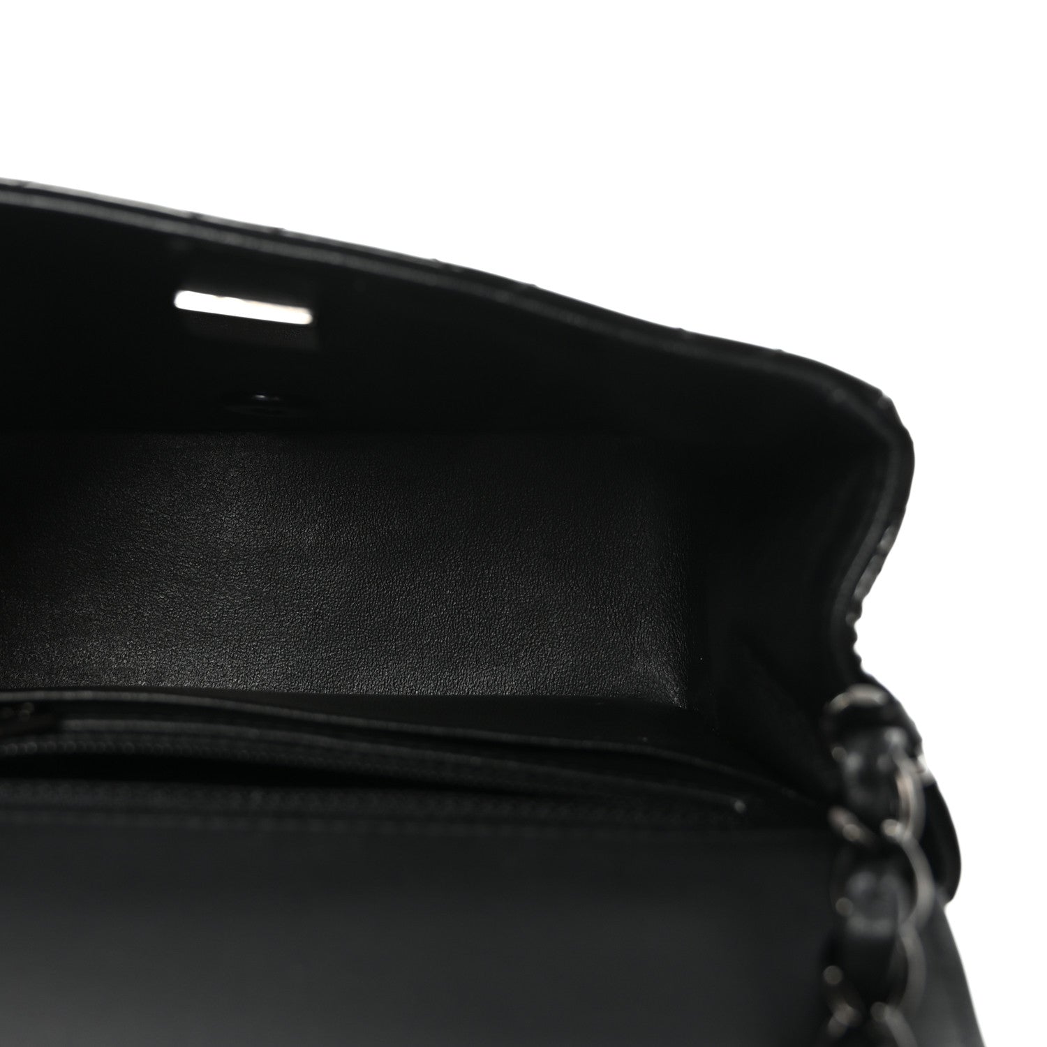 Chanel Patent Calfskin Quilted Mini Square Flap So Black 5 of 11