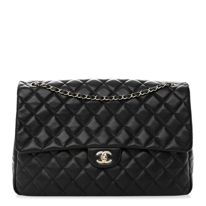 Chanel Caviar Quilted XXL Travel Flap Bag Black 1 of 10