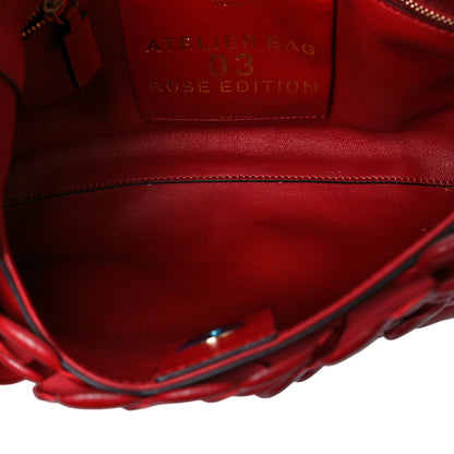 Valentino Garavani Nappa Atelier 03 Rose Edition Small Hobo Rosso Valentino 5 of 9