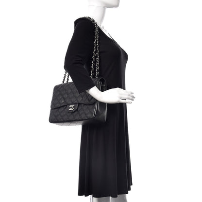 Chanel Caviar Quilted Jumbo Single Flap Black 2 of 10