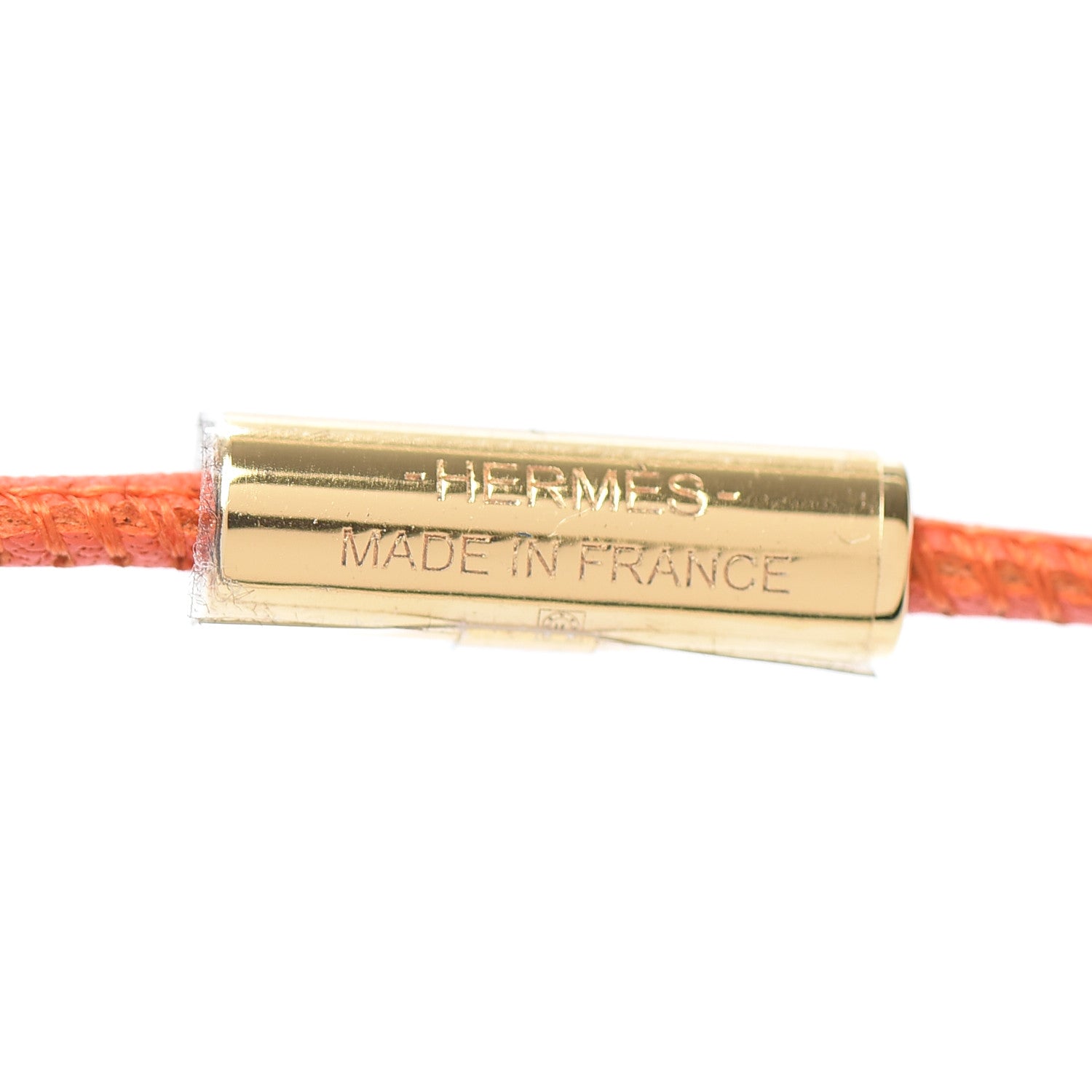 Hermes Swift Small Monpetitkelly Pendant Necklace Orange Poppy 4 of 4