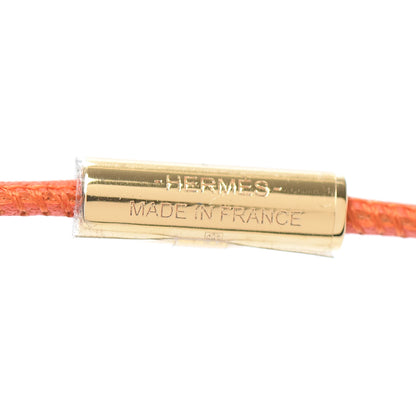 Hermes Swift Small Monpetitkelly Pendant Necklace Orange Poppy 4 of 4