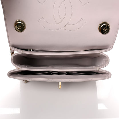 Chanel Lambskin Quilted Small Trendy CC Flap Dual Handle Bag Lilac 4 of 10