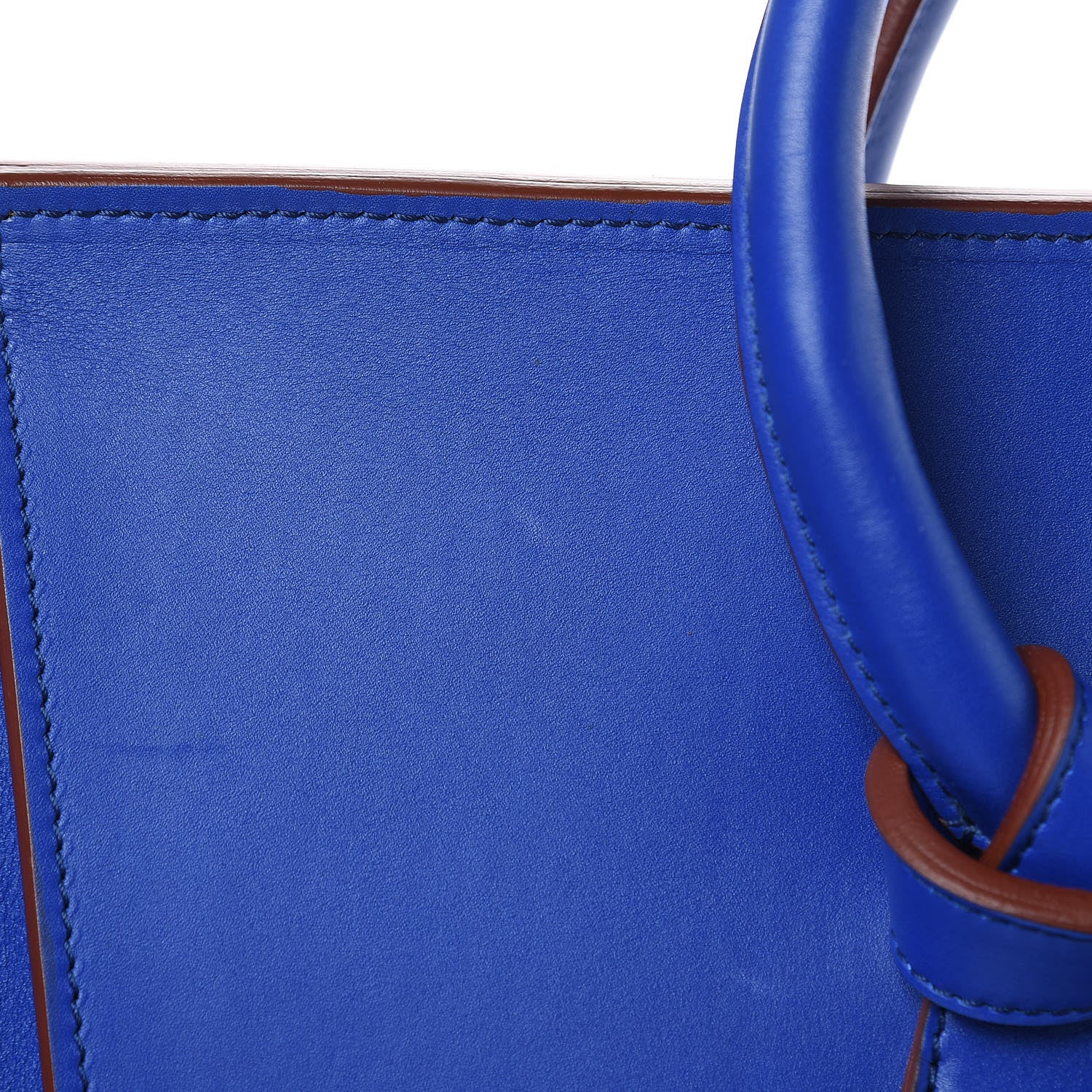 Celine Natural Calfskin Medium Tie Knot Tote Indigo 17 of 20