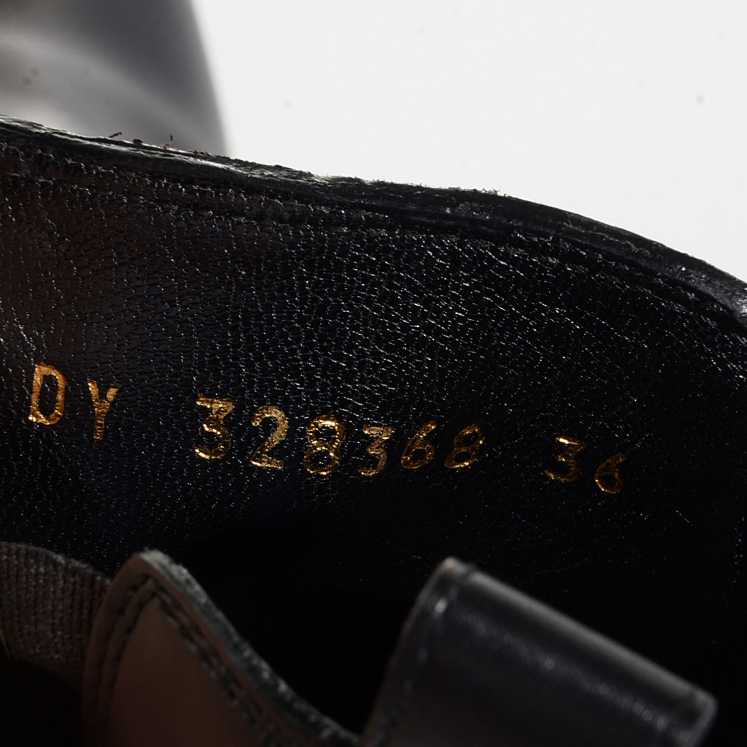 Saint Laurent Smooth Calfskin Rock Chelsea Boots 36 Black 7 of 7