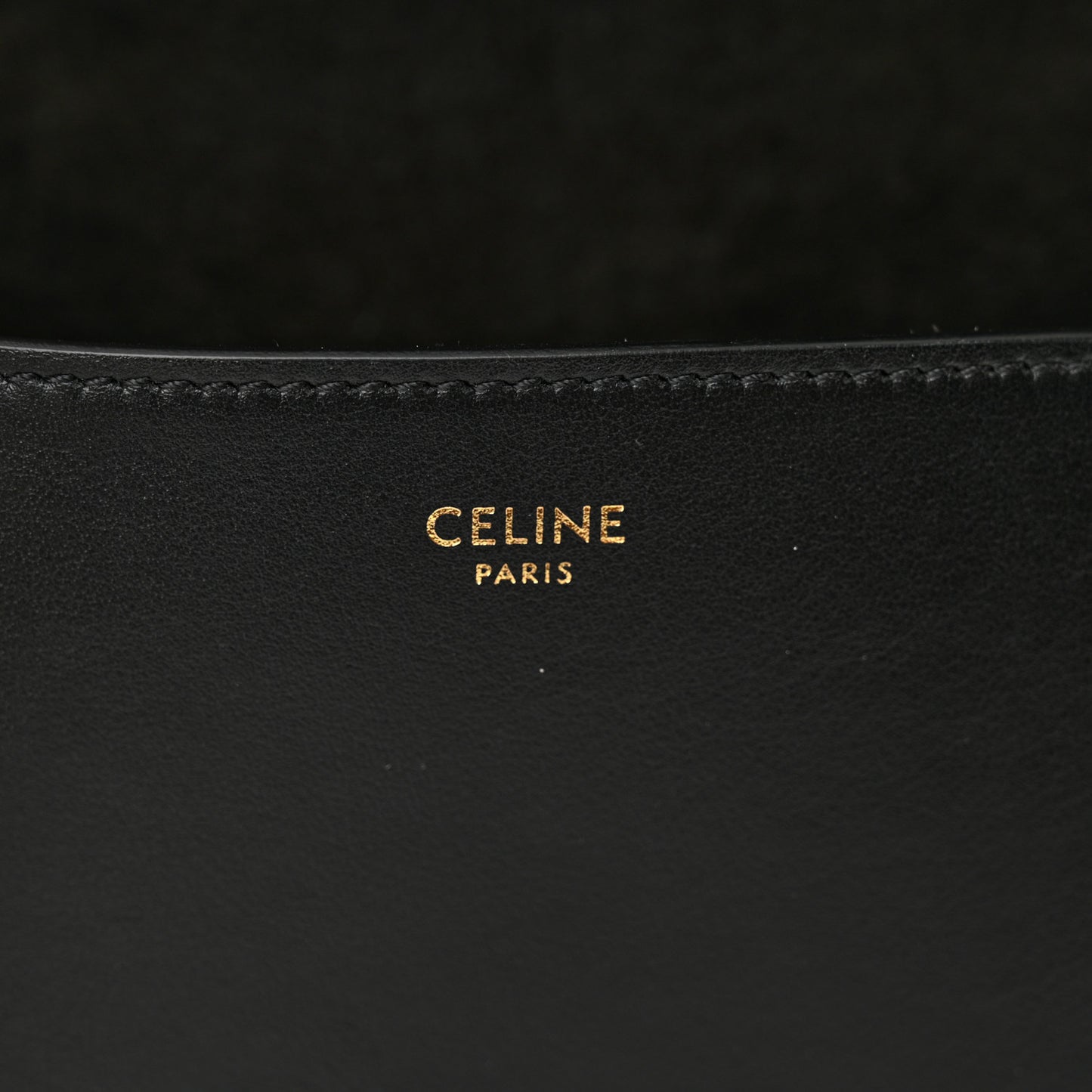 Smooth Calfskin Cuir Triomphe Folco Crossbody Bag Black