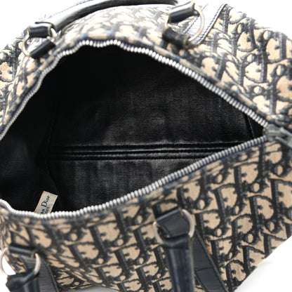 Christian Dior Monogram Boston Navy Blue 4 of 16