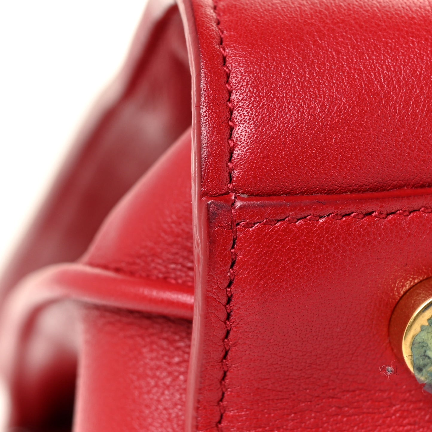 Calfskin Small Sac De Jour Lipstick Red