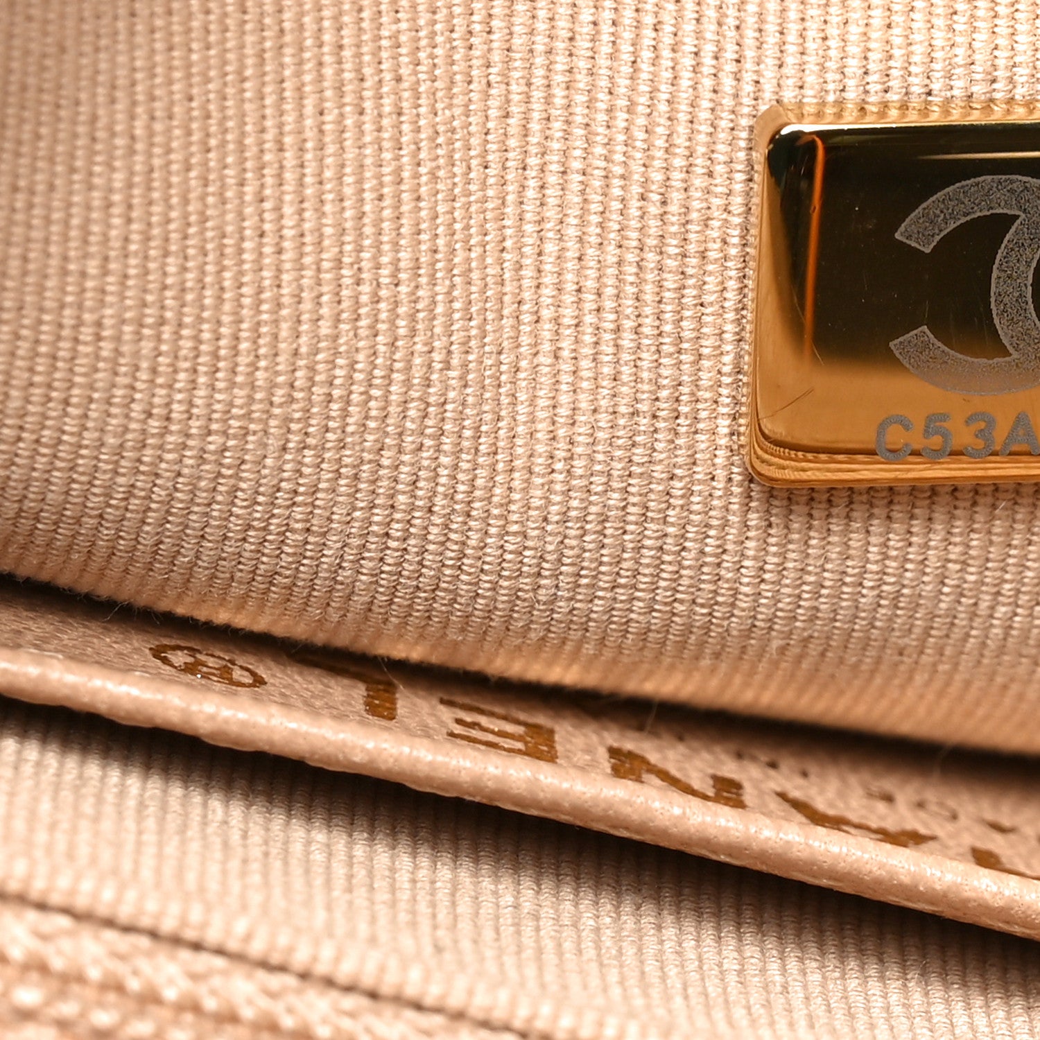 Chanel Lambskin Quilted Large CC Funky Town Flap Beige 7 of 10