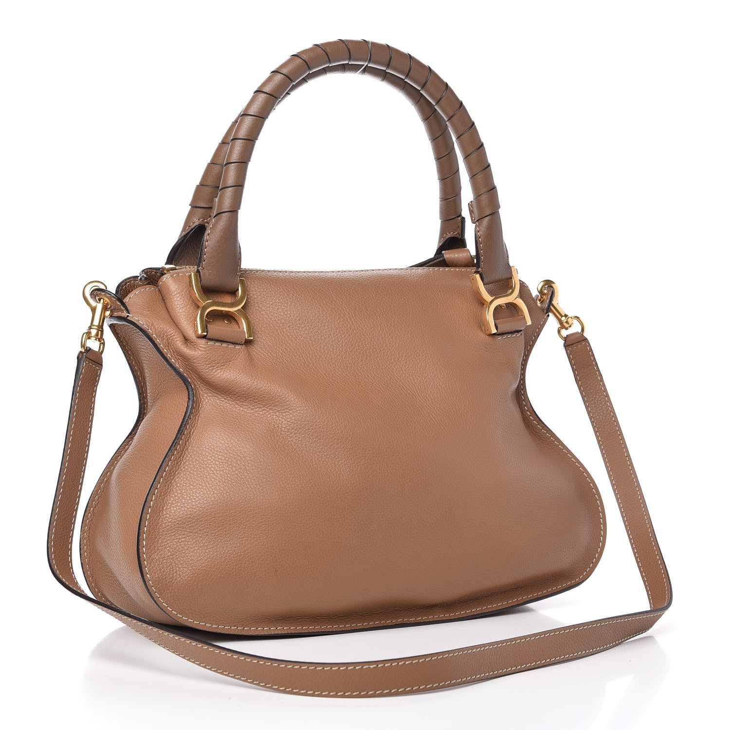 Chloe Calfskin Medium Marcie Satchel Nut 3 of 9