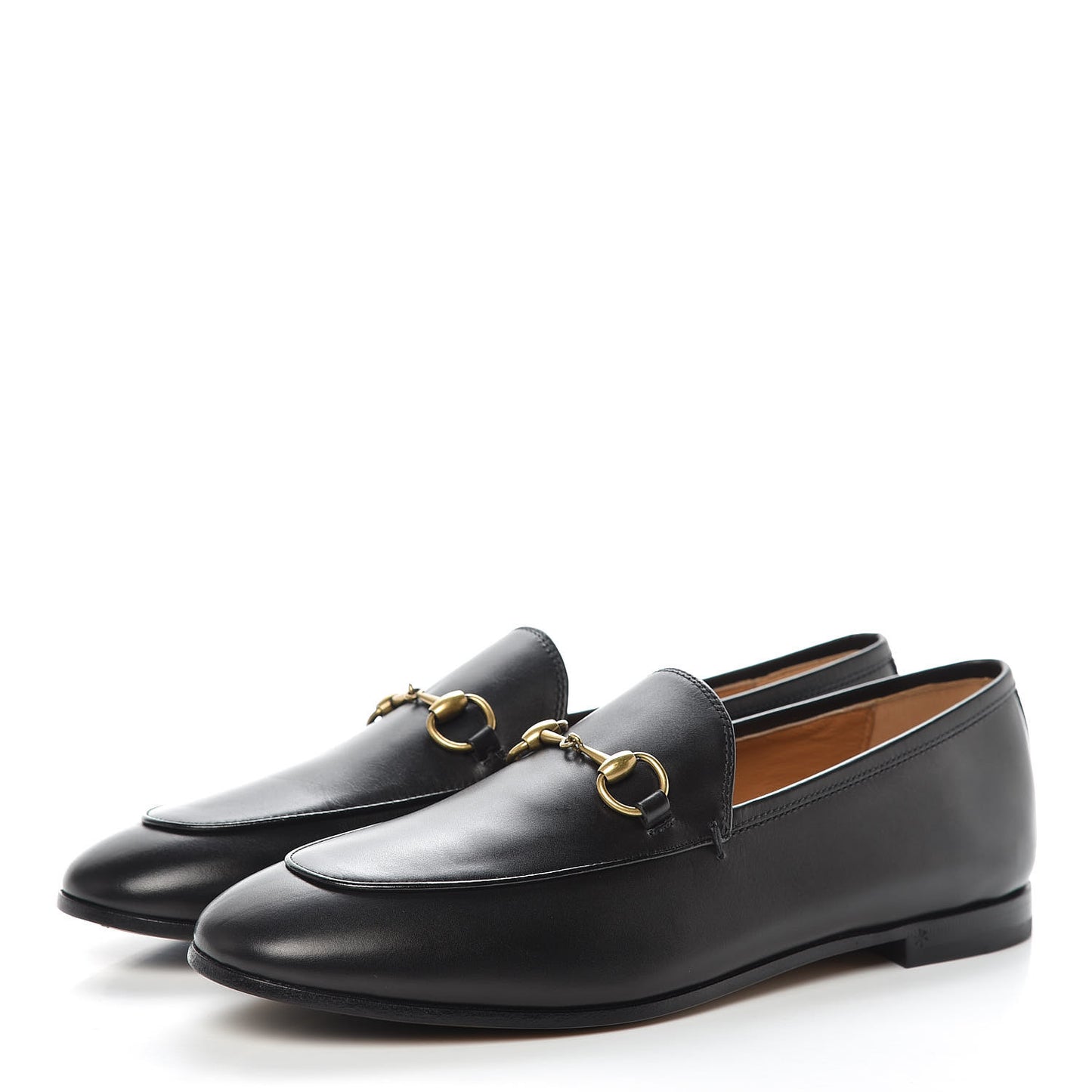 Calfskin Womens Jordaan Loafers 38.5 Black