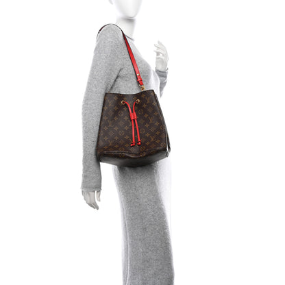 Louis Vuitton Monogram Neonoe MM Coquelicot 2 of 12