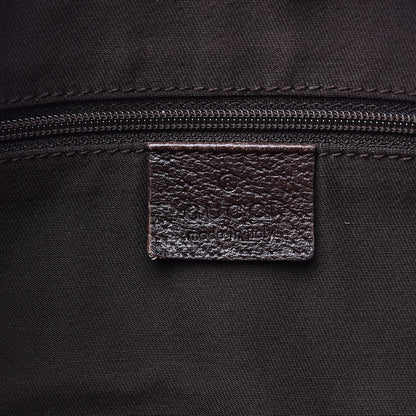 Gucci Monogram Small Abbey Boston Dark Brown 6 of 19