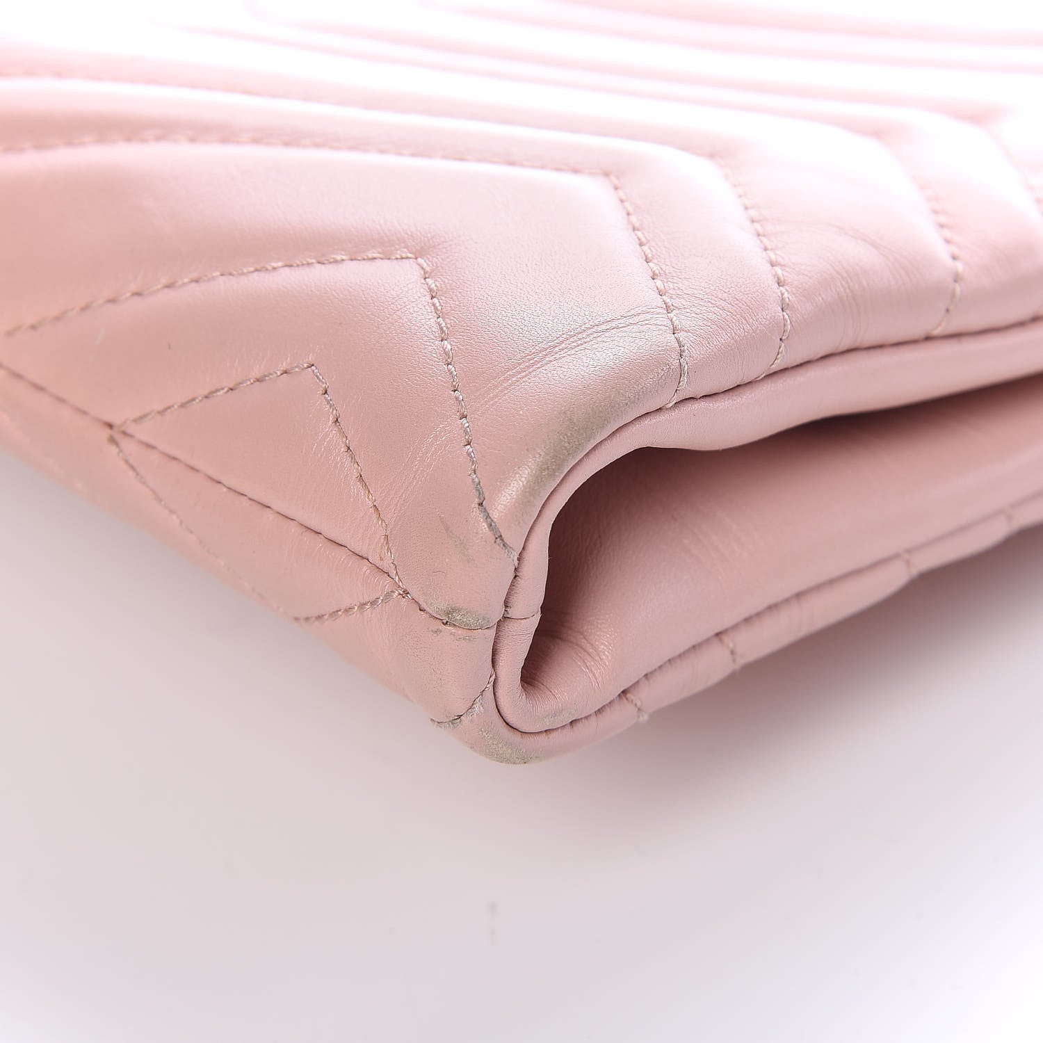 Gucci Calfskin Matelasse GG Marmont Double Zip Chain Bag Perfect Pink 16 of 19