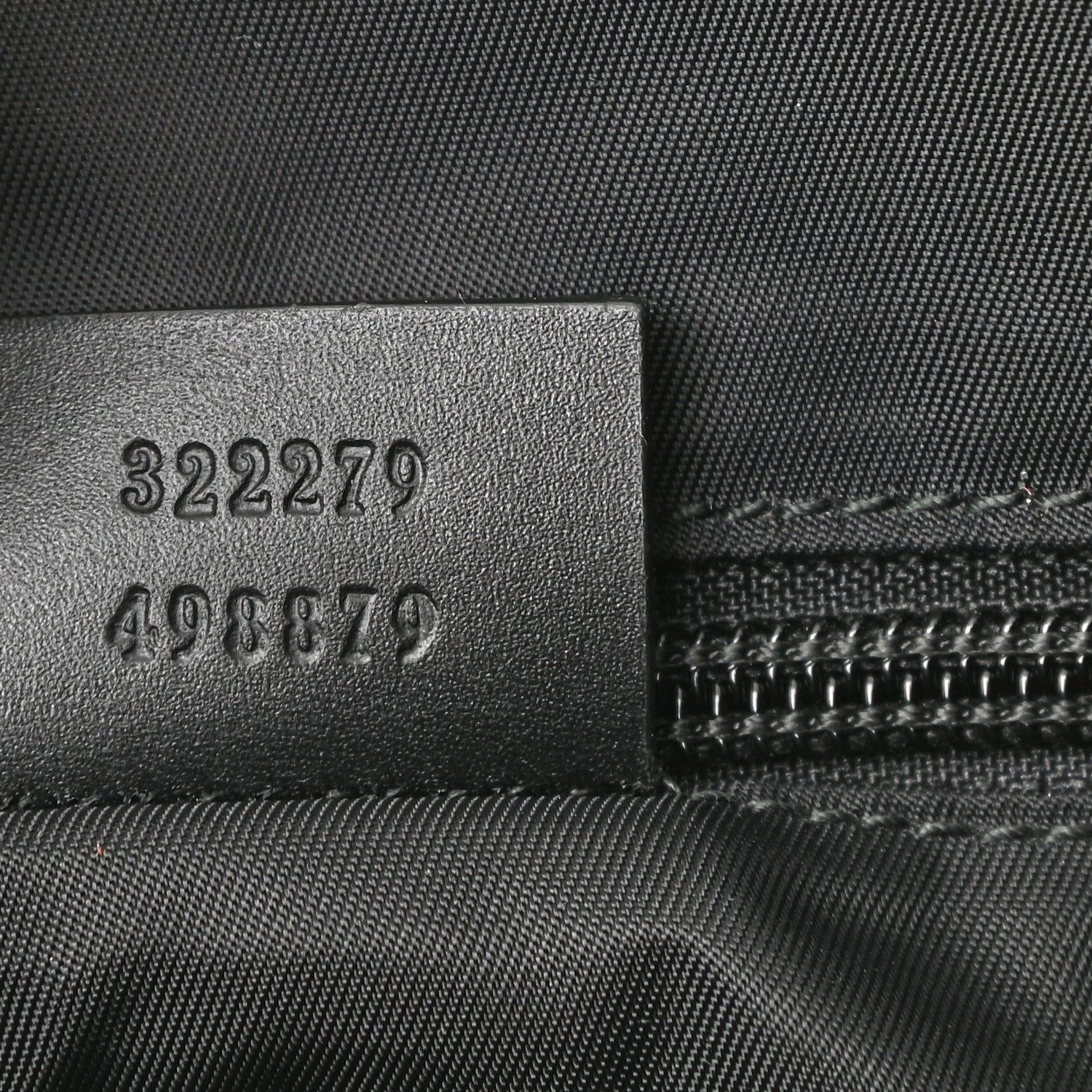 Gucci GG Supreme Monogram Crossbody Messenger Bag Black Grey 6 of 9