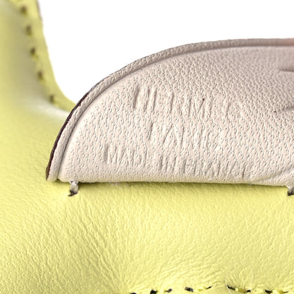 Hermes Milo Lambskin Grigri Rodeo Pegase Horse Bag Charm PM Jaune Bourgeon Bleu Brume Nata 3 of 4
