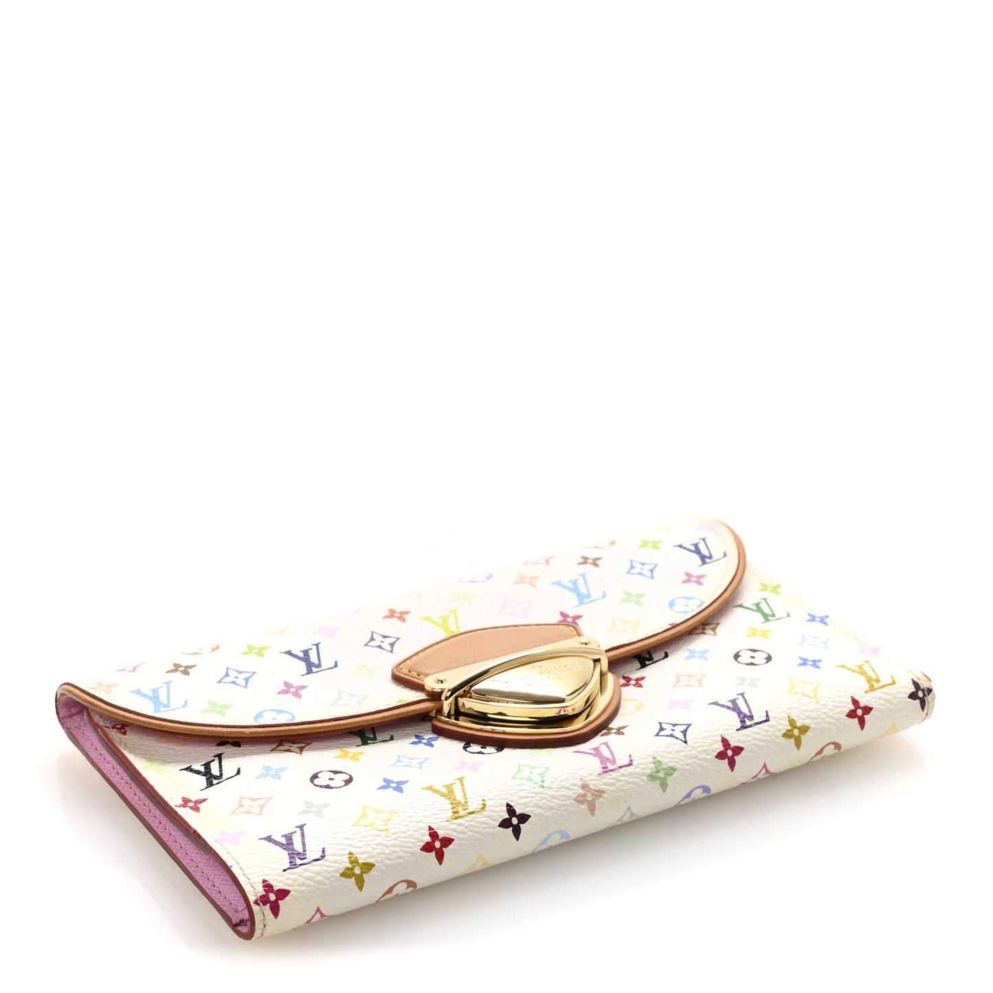Monogram Multicolor Eugenie Wallet White Litchi