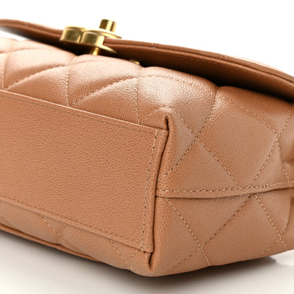Chanel Caviar Quilted Small Flap Dark Beige 6 of 10