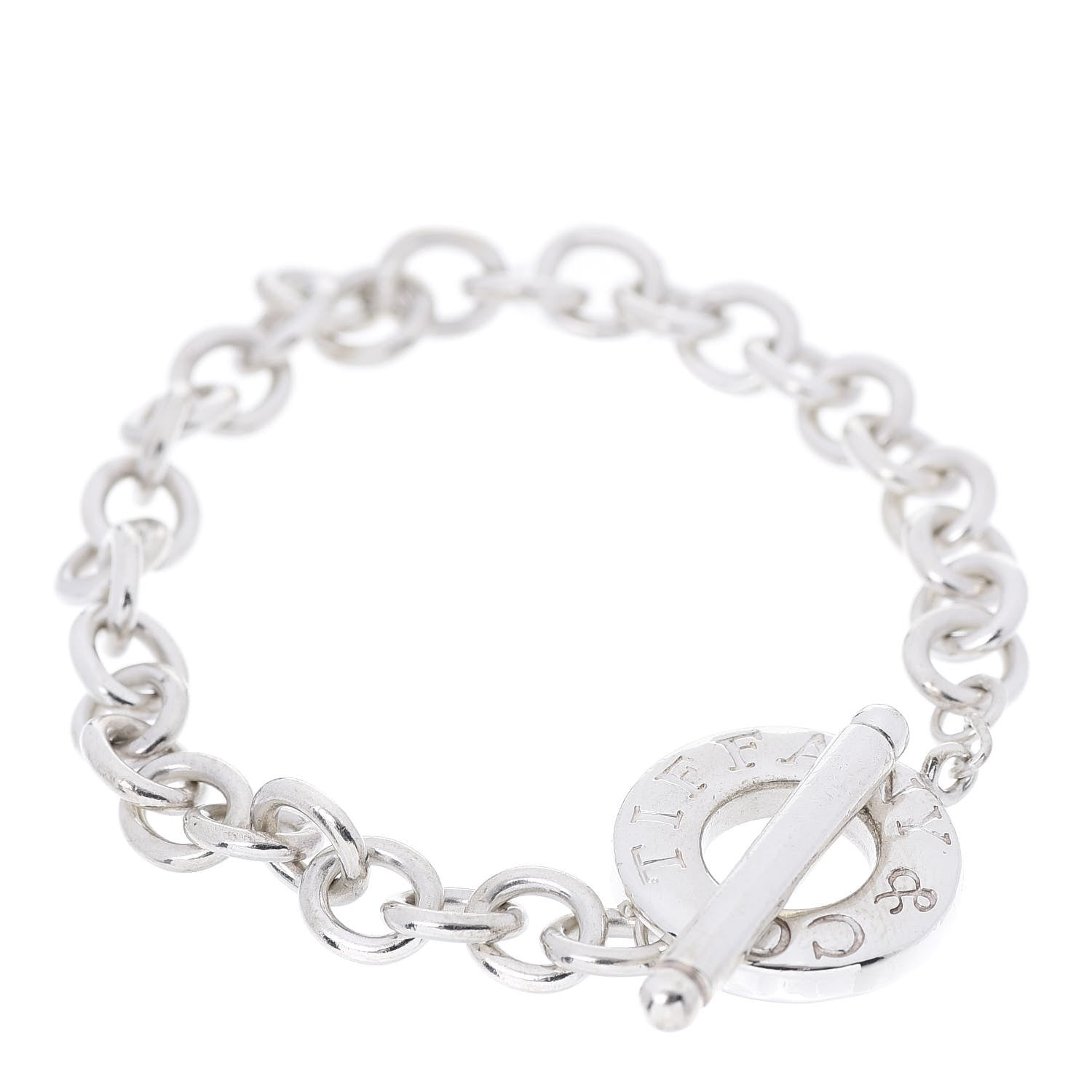 Tiffany Sterling Silver Toggle Bracelet 1 of 6