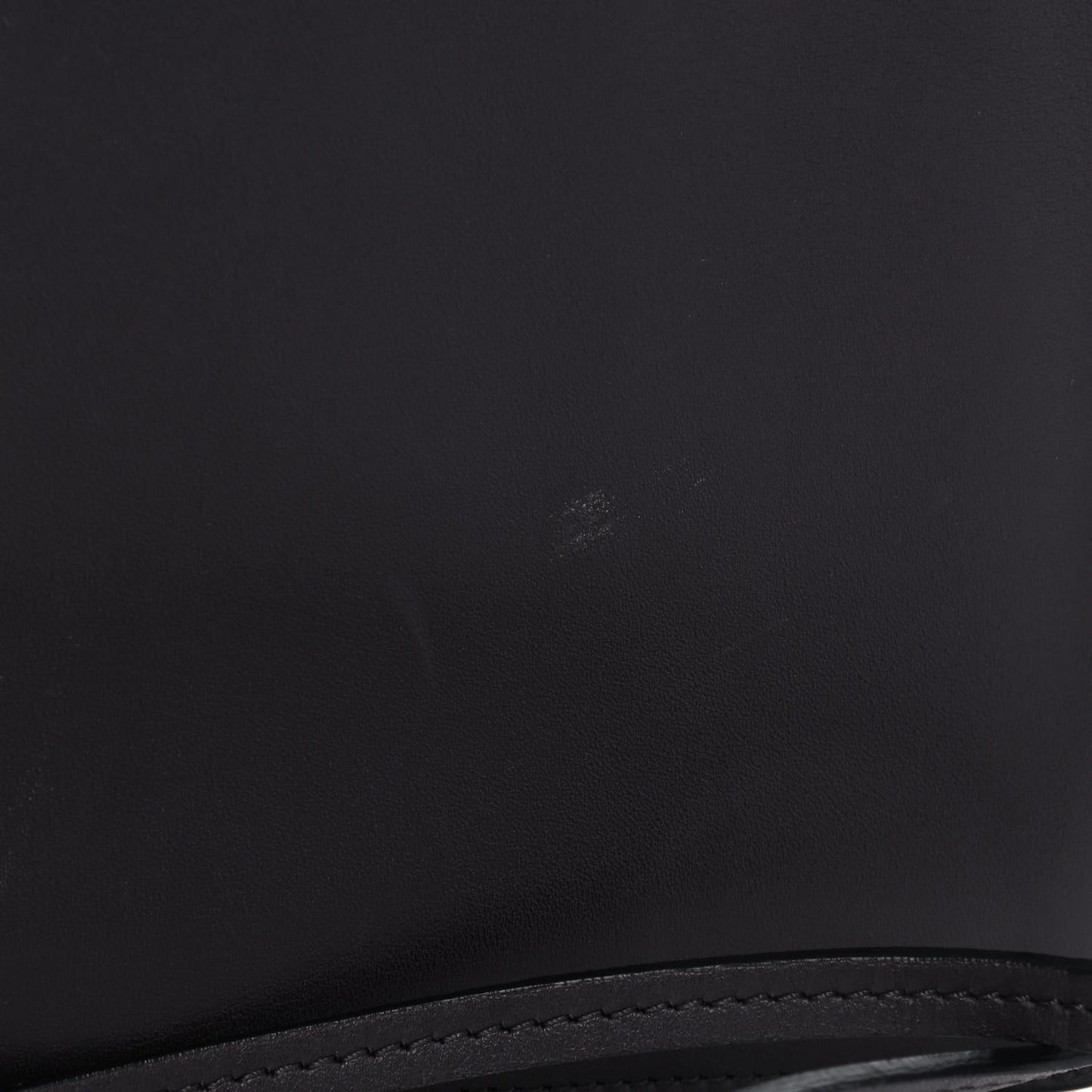 Smooth Calfskin Mini Clasp Bag Black