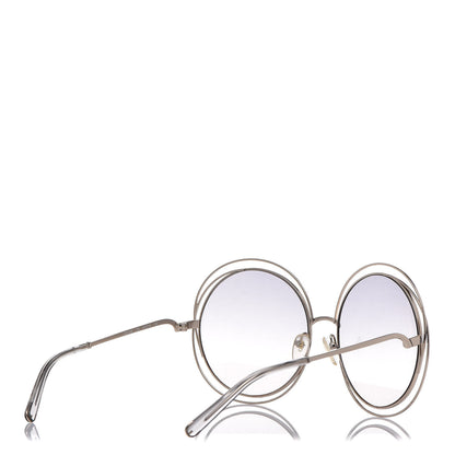 Chloe Oversized Round Carlina Oversized Round Sunglasses CE114ST Gold 4 of 9