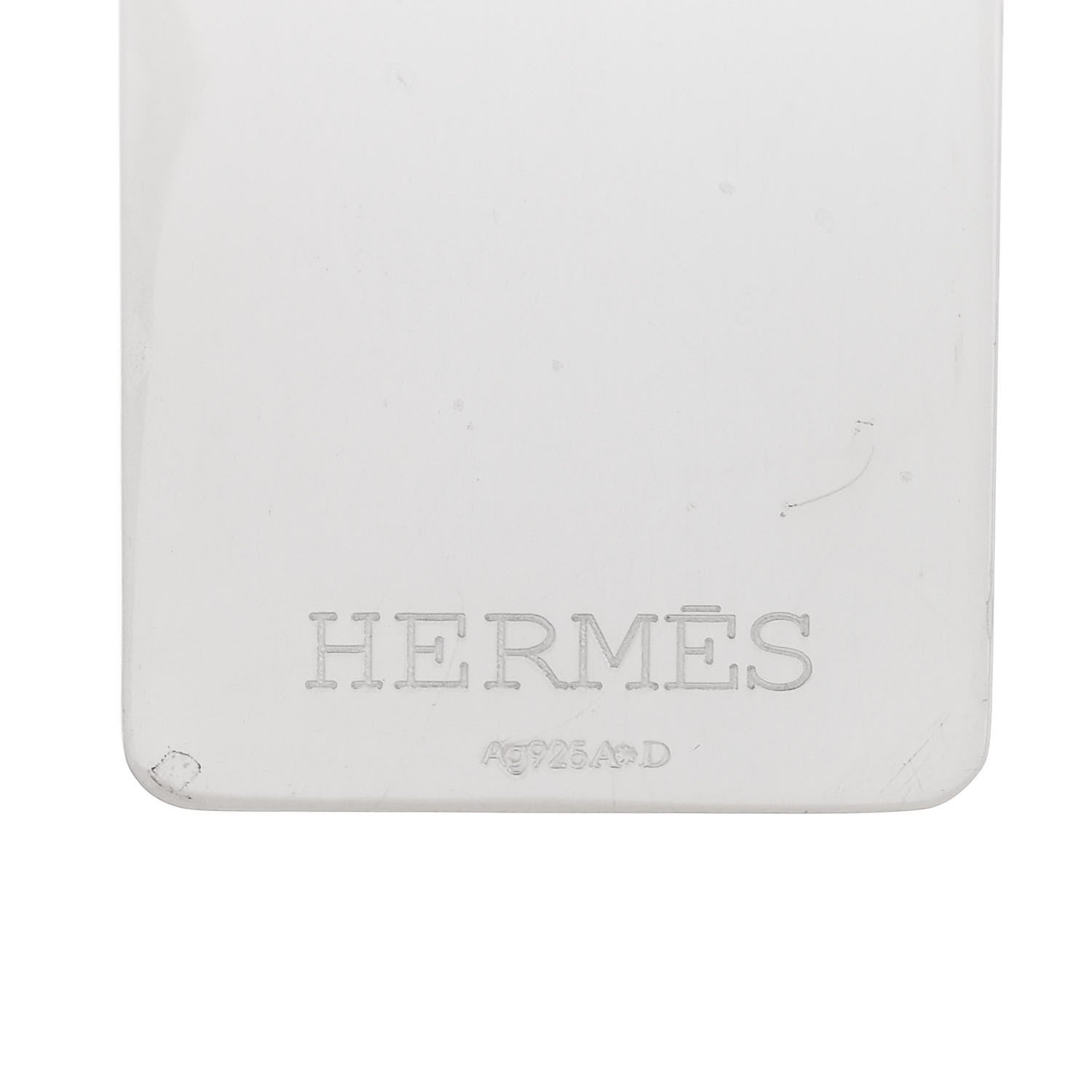 Hermes Sterling Silver Money Clip 5 of 6