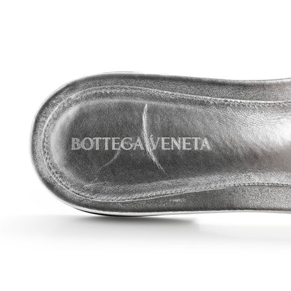 Bottega Veneta Reflection Matelasse Padded Flat Sandals 40 Silver 6 of 10