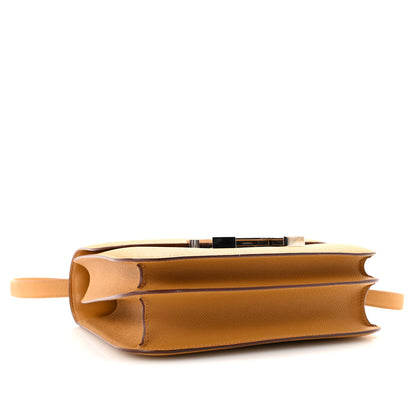 Hermes Epsom Enamel Constance 24 Sesame Lime 4 of 11