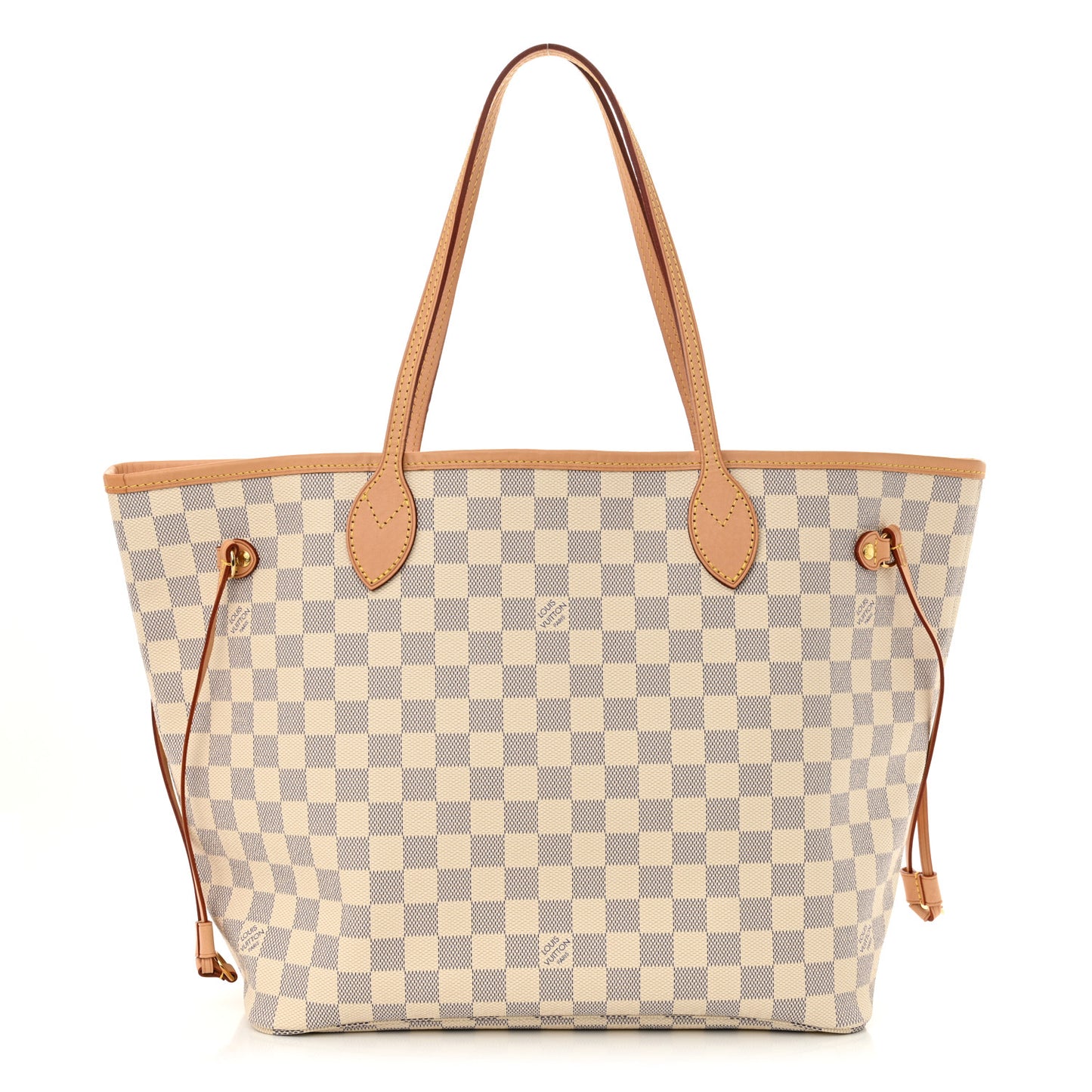 Damier Azur Neo Neverfull MM Rose Ballerine