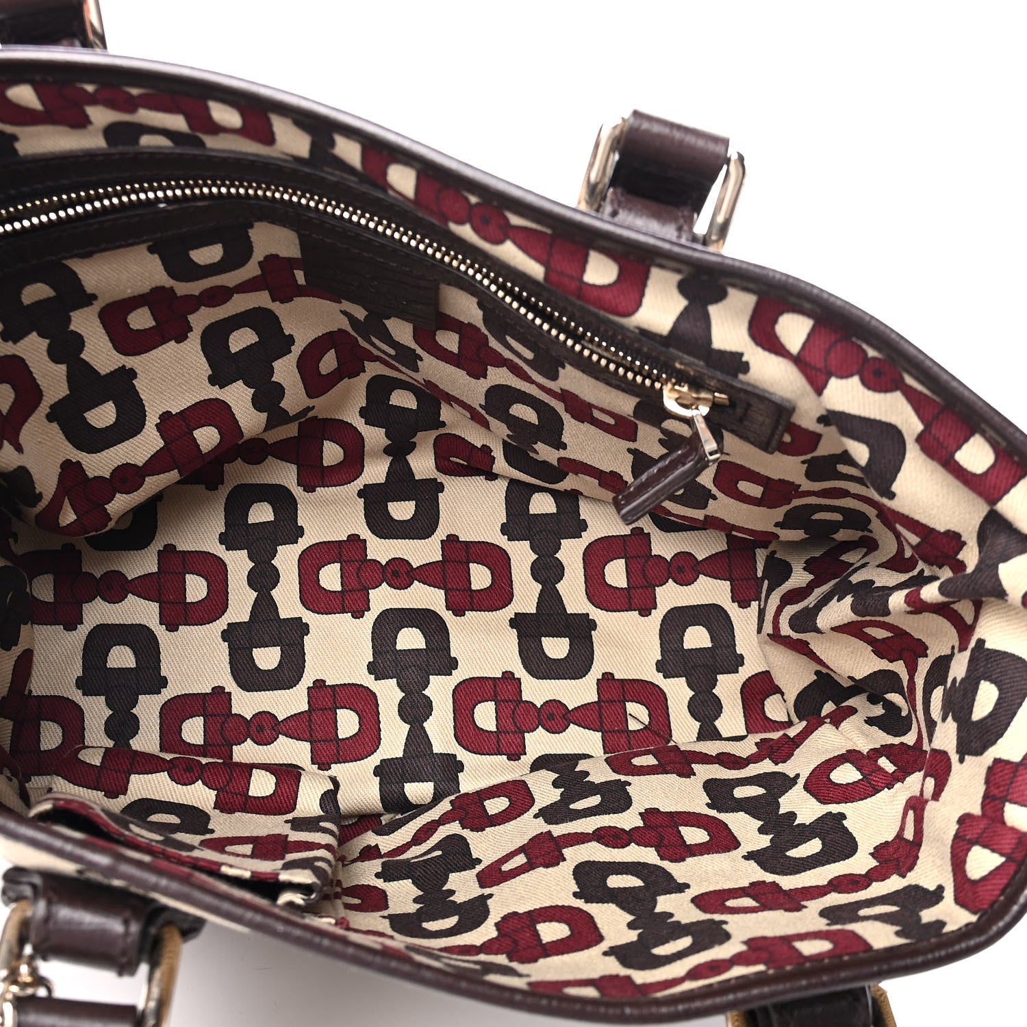 Gucci Monogram Small Jolicoeur Tote Dark Brown 4 of 4