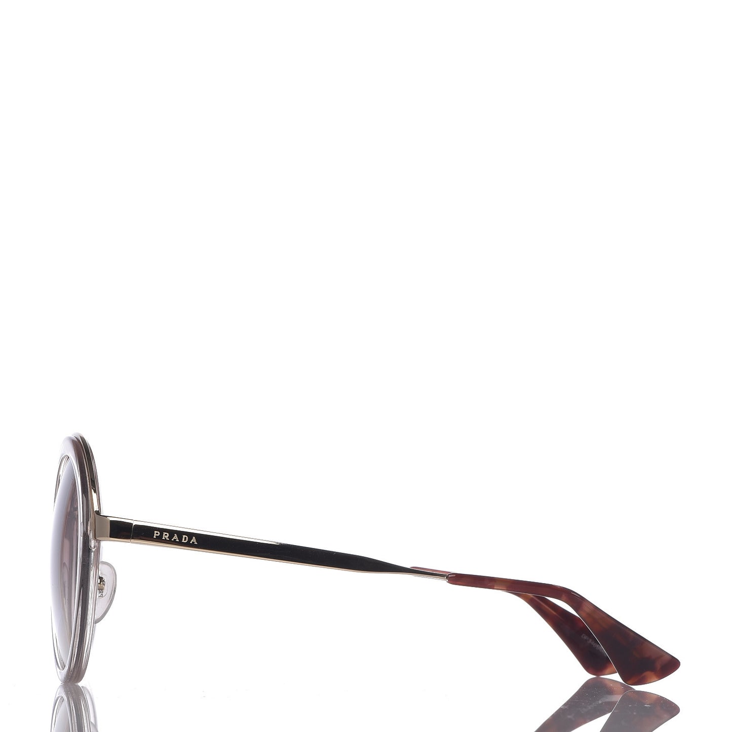 Round Sunglasses SPR 50T Brown Havana