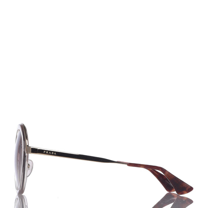 Prada Round Sunglasses SPR 50T Brown Havana 3 of 7