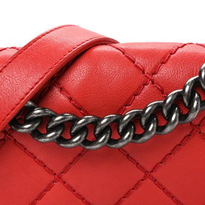 Chanel Calfskin Double Stitch Small Boy Flap Red 8 of 12