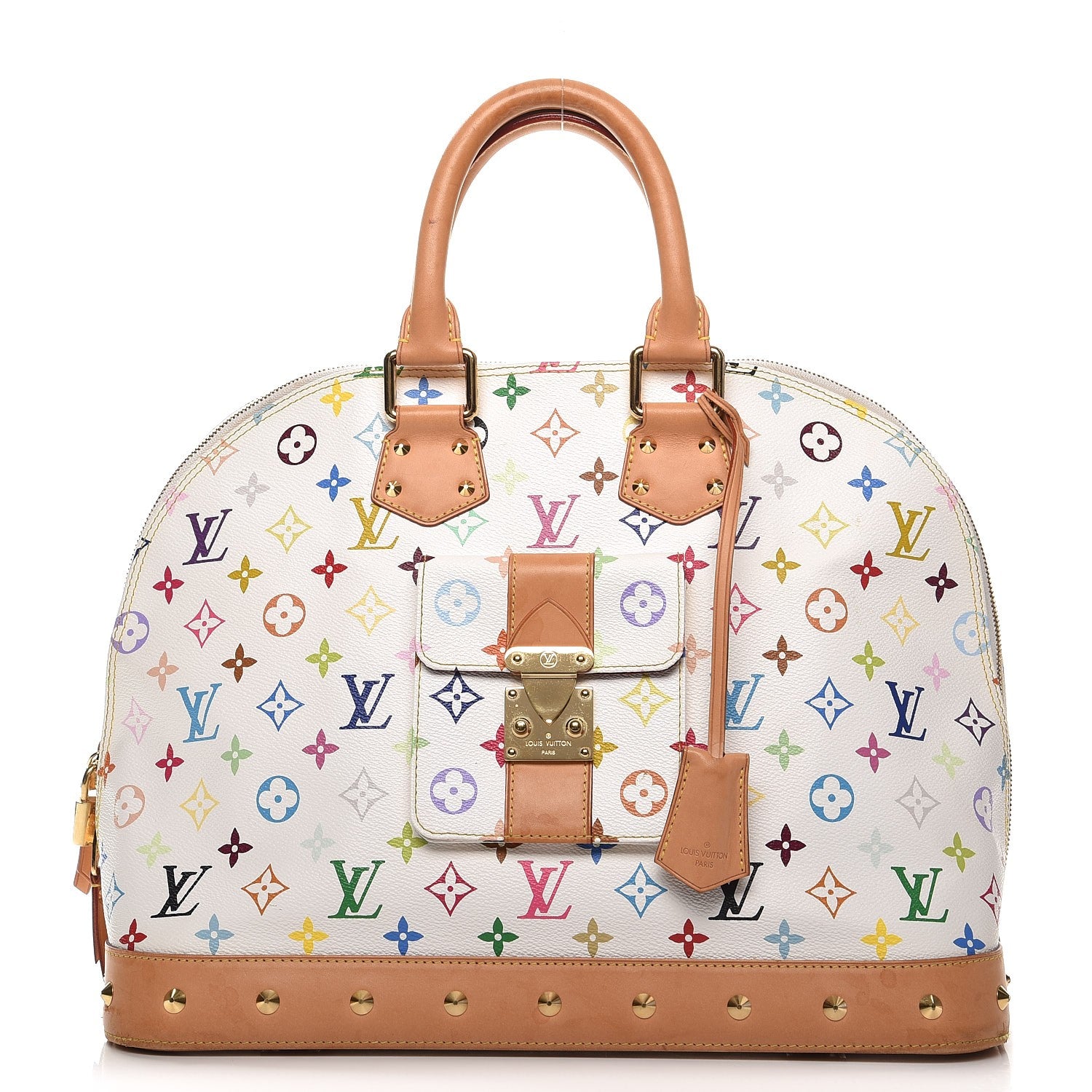 Louis Vuitton Monogram Multicolor Alma GM White 1 of 13