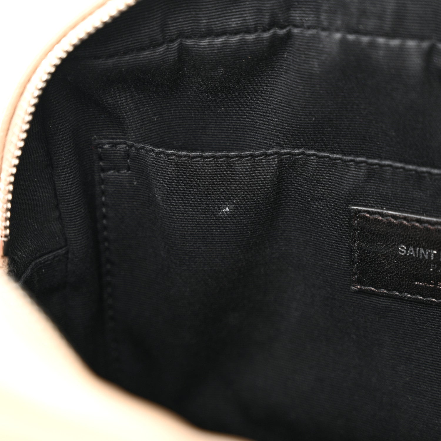 Saint Laurent Lambskin Monogram Small Lou Camera Bag Dark Beige 11 of 21