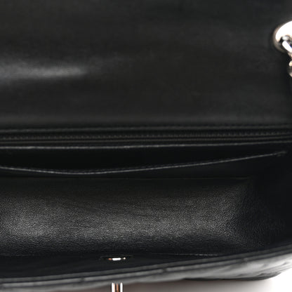 Chanel Lambskin Quilted Mini Rectangular Flap Black 5 of 10