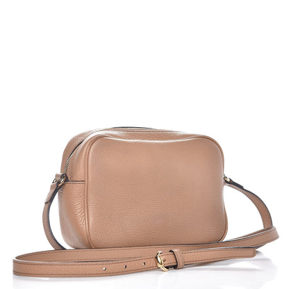 Gucci Pebbled Calfskin Small Soho Disco Bag Camelia 3 of 16
