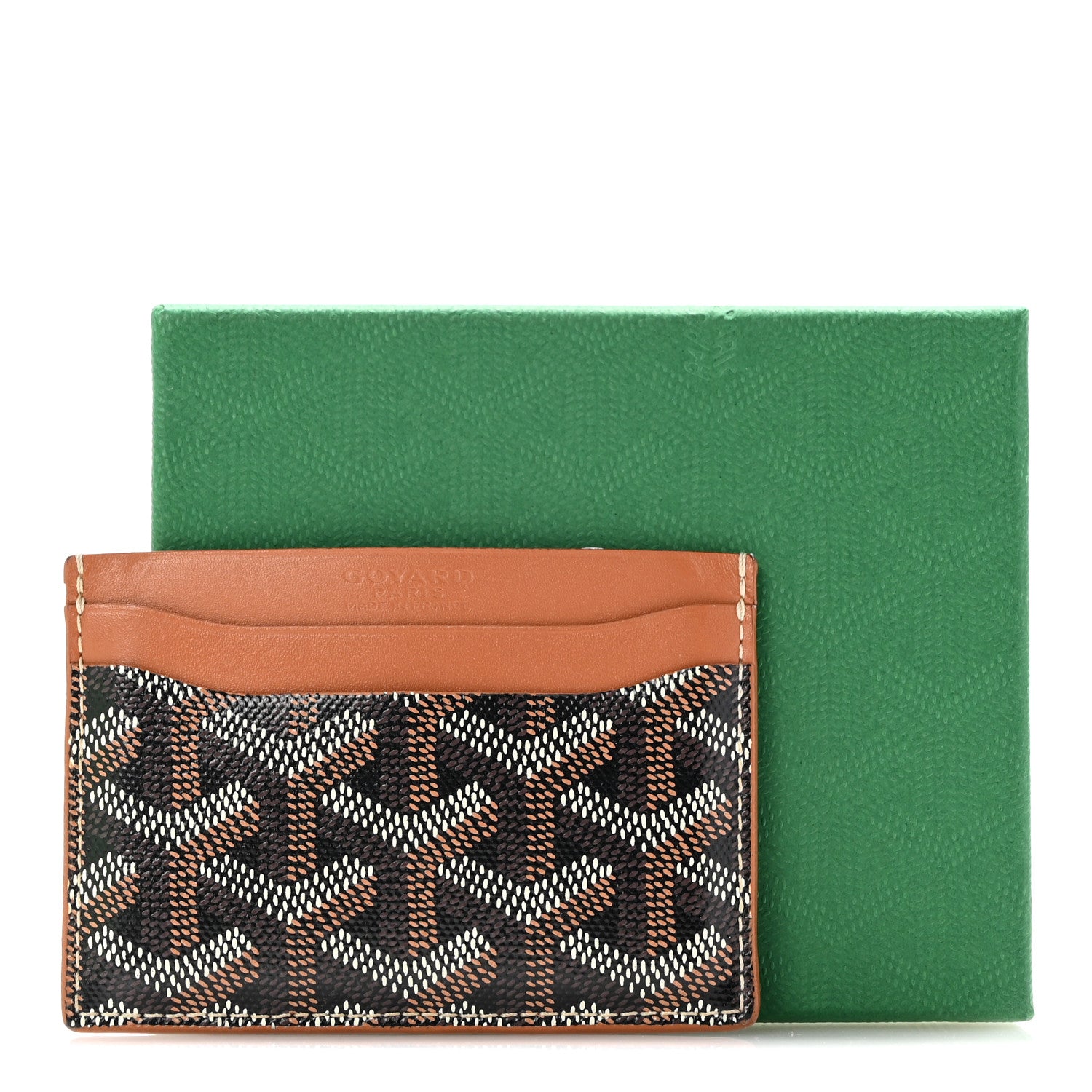 Goyard Goyardine Saint Sulpice Card Holder Black Gold 11 of 11