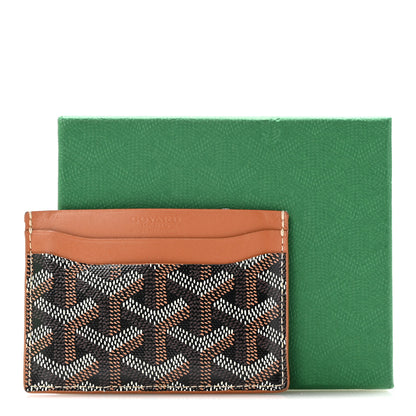 Goyard Goyardine Saint Sulpice Card Holder Black Gold 11 of 11