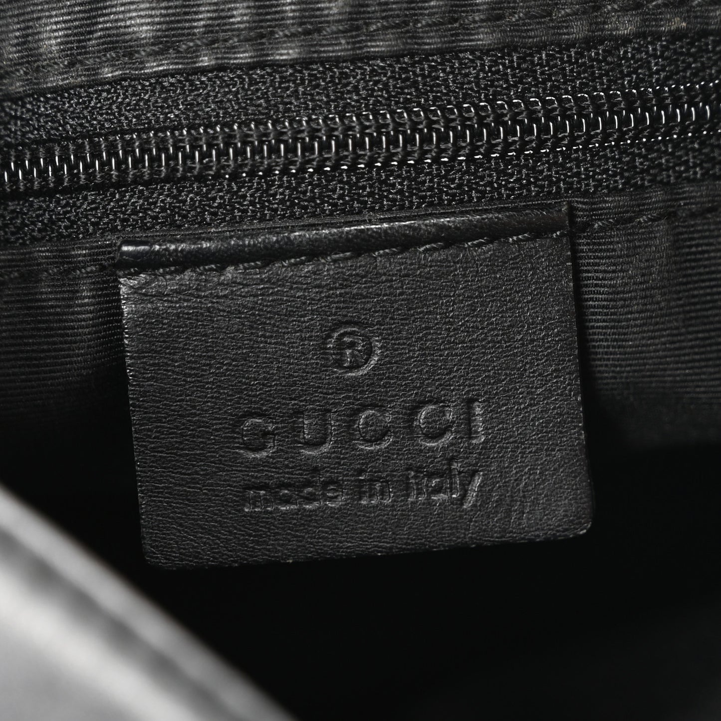 Monogram GG Signature Shoulder Bag Black