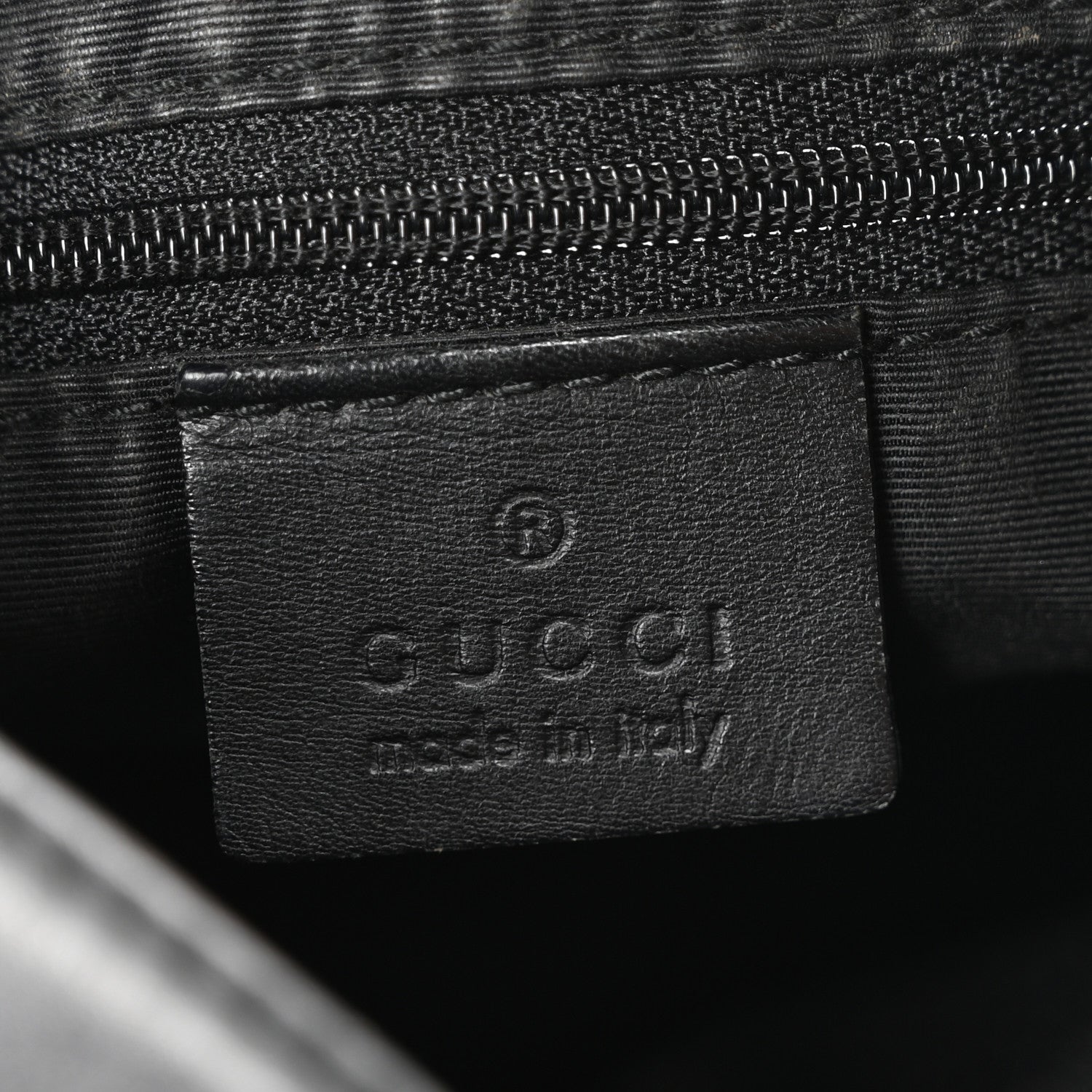 Gucci Monogram GG Signature Shoulder Bag Black 6 of 10