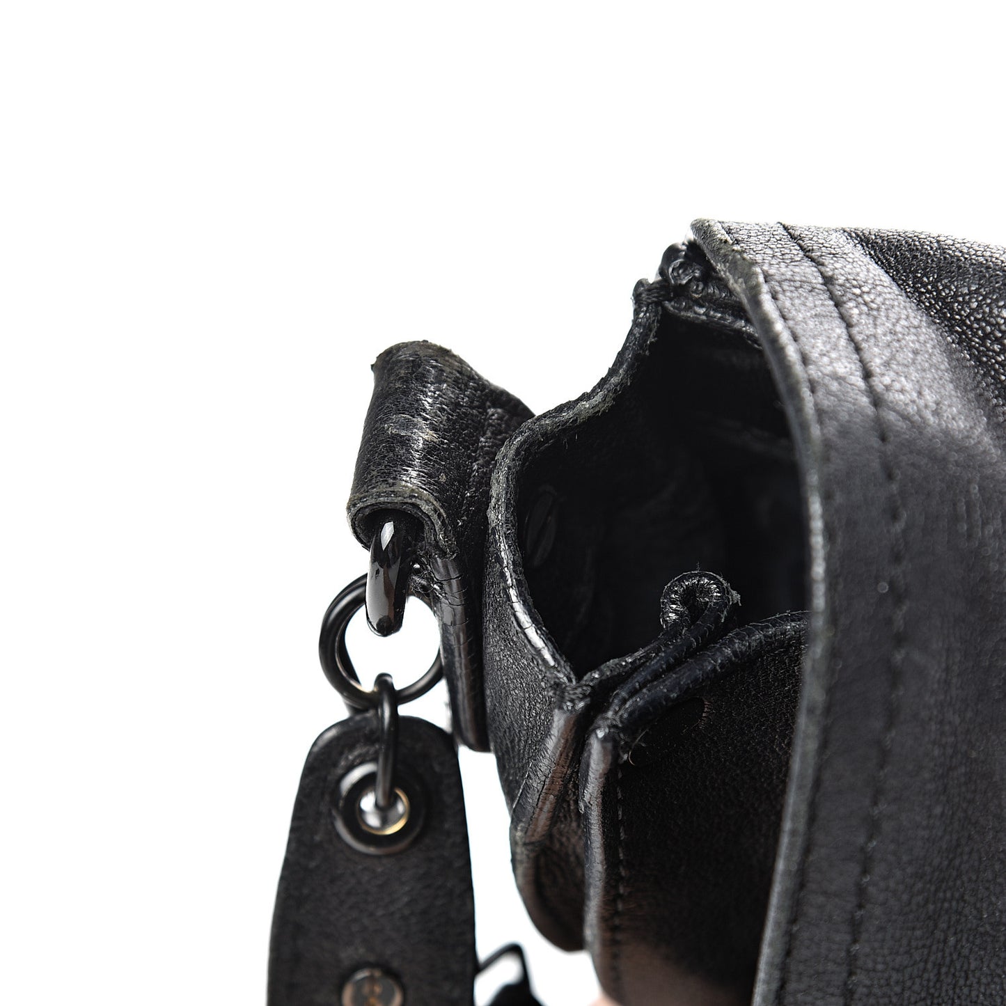 Lambskin Large PS1 Satchel Black