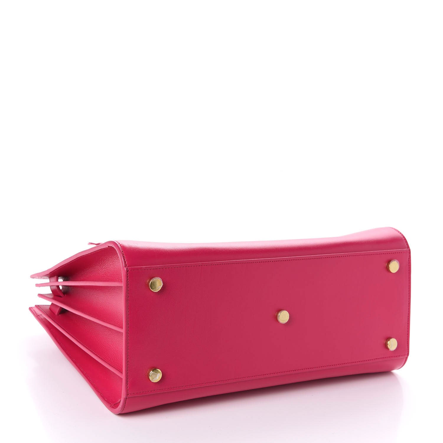 Saint Laurent Calfskin Small Sac De Jour Lipstick Fuchsia 5 of 11