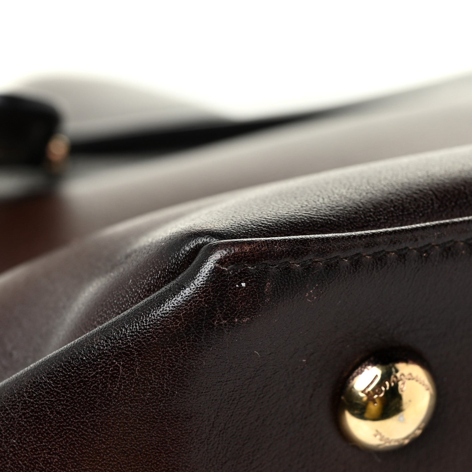 Salvatore Ferragamo Calfskin Fiamma Bag 12 of 16