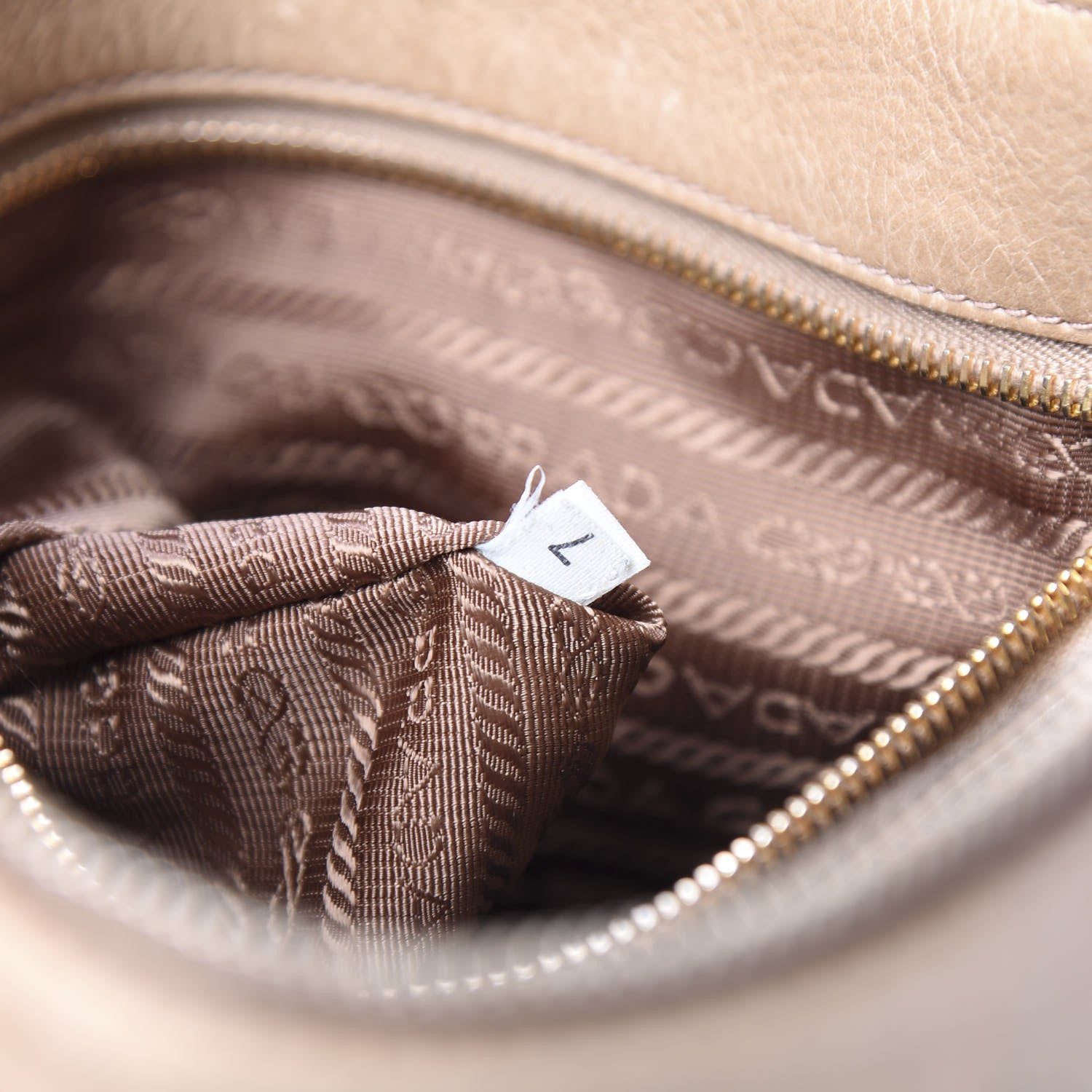 Prada Vitello Shine Shoulder Bag Cammeo 7 of 11
