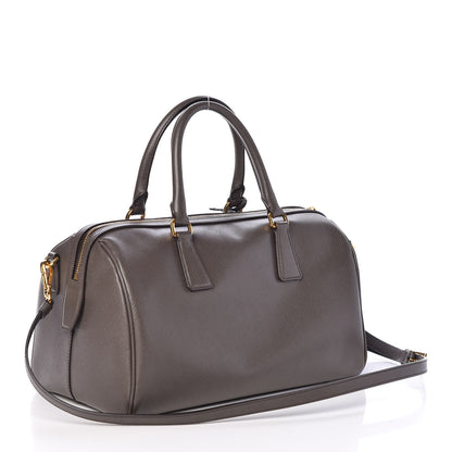 Prada Saffiano Lux Bauletto Grafite 3 of 8