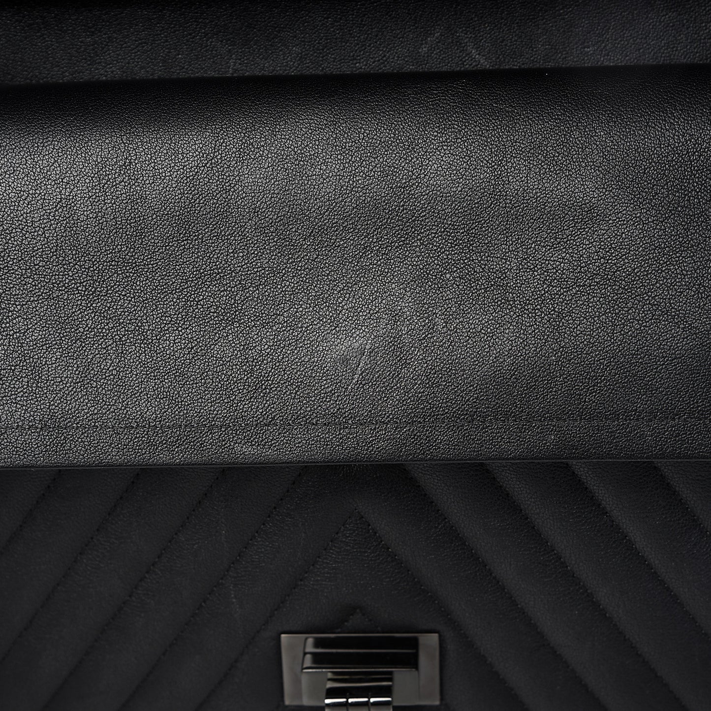 Sheepskin Chevron Quilted 2.55 Reissue 227 Flap So Black