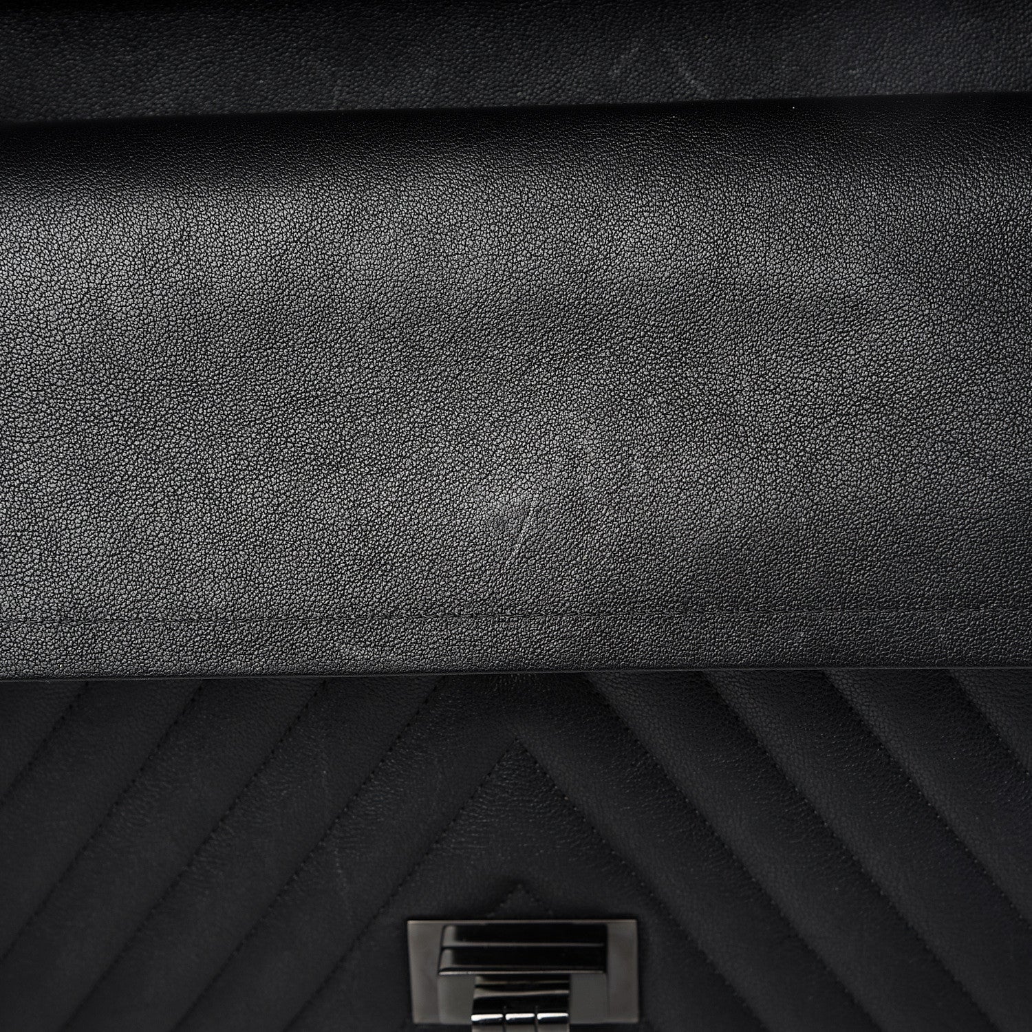 Chanel Sheepskin Chevron Quilted 2.55 Reissue 227 Flap So Black 14 of 18