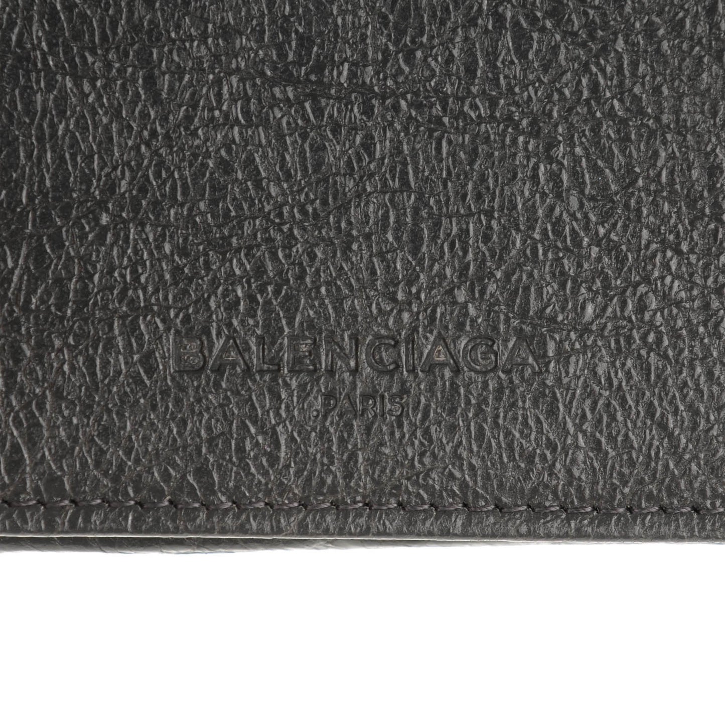 Agneau Giant 12 Card Case Gris Fossile